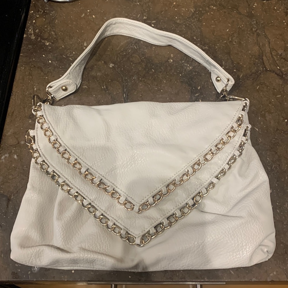Street Level Grey handbag with convertible cross body strap. Brand new!